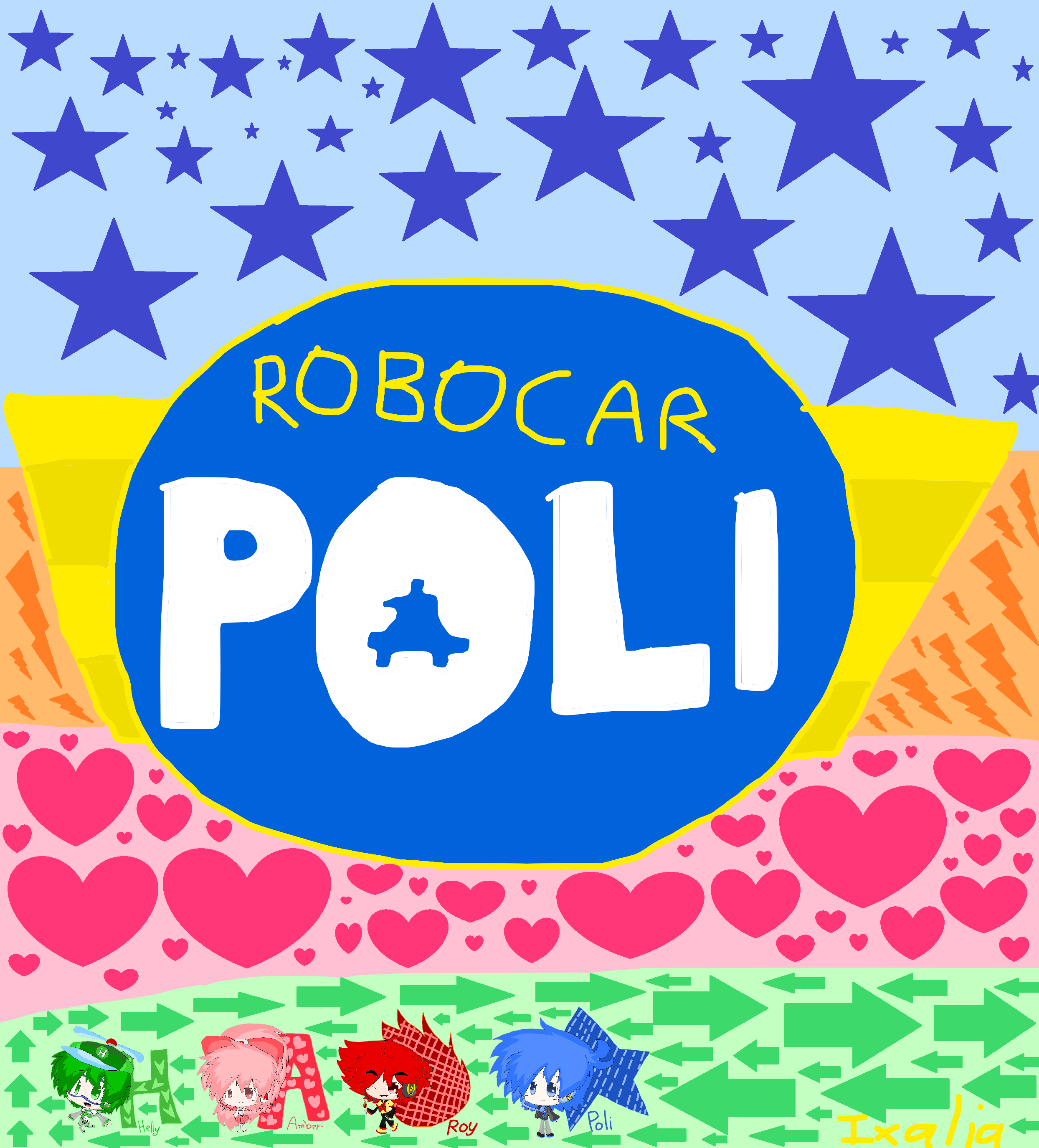 Detail Background Robocar Poli Nomer 39