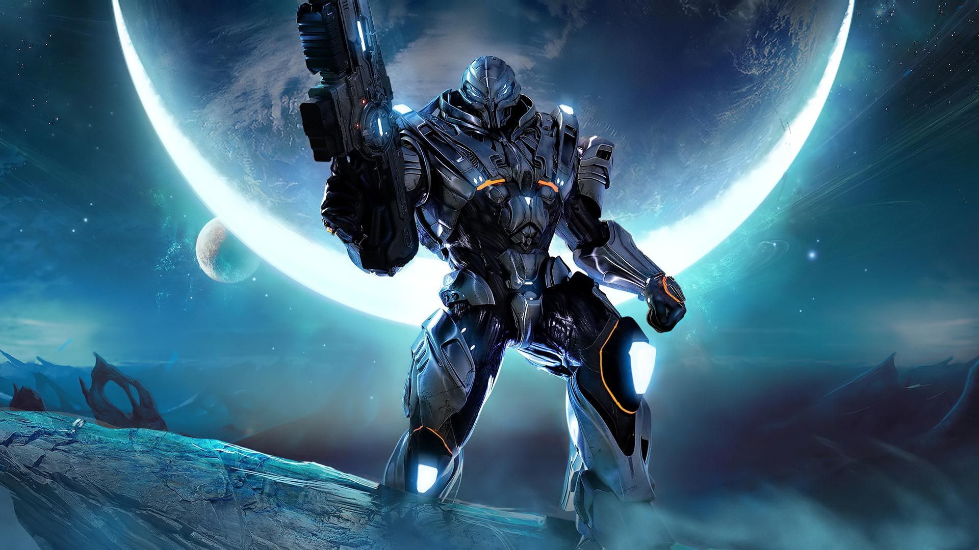 Detail Background Robot Hd Nomer 34