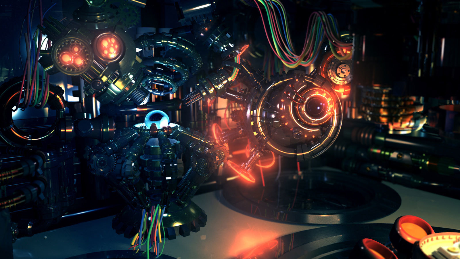 Detail Background Robot Hd Nomer 45