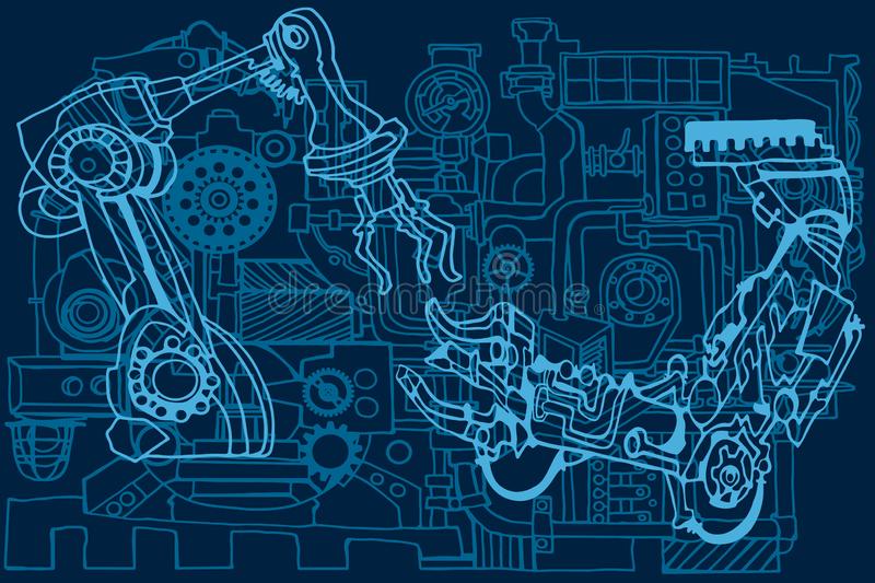 Detail Background Robotics Nomer 6