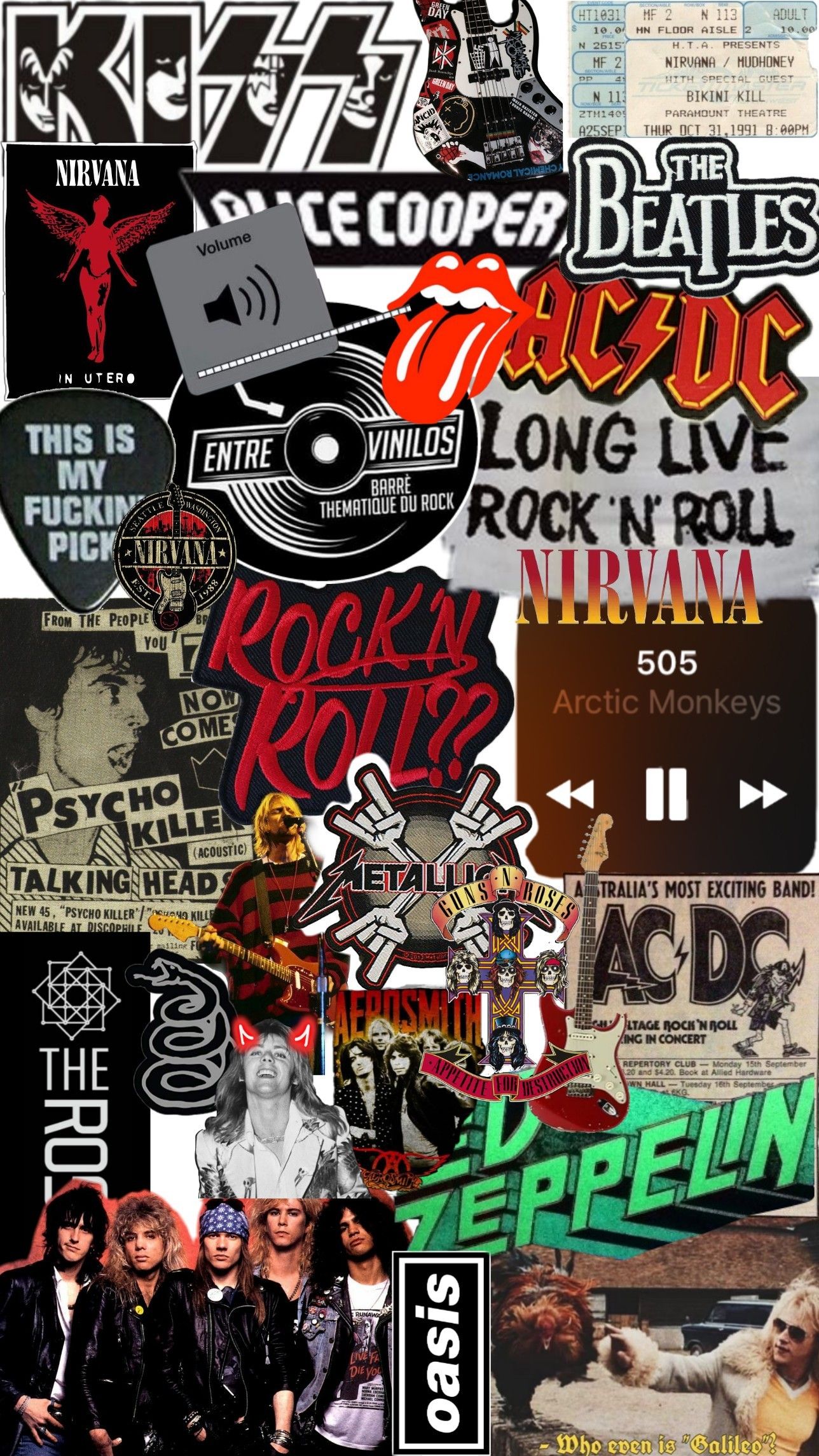 Detail Background Rock N Roll Nomer 3