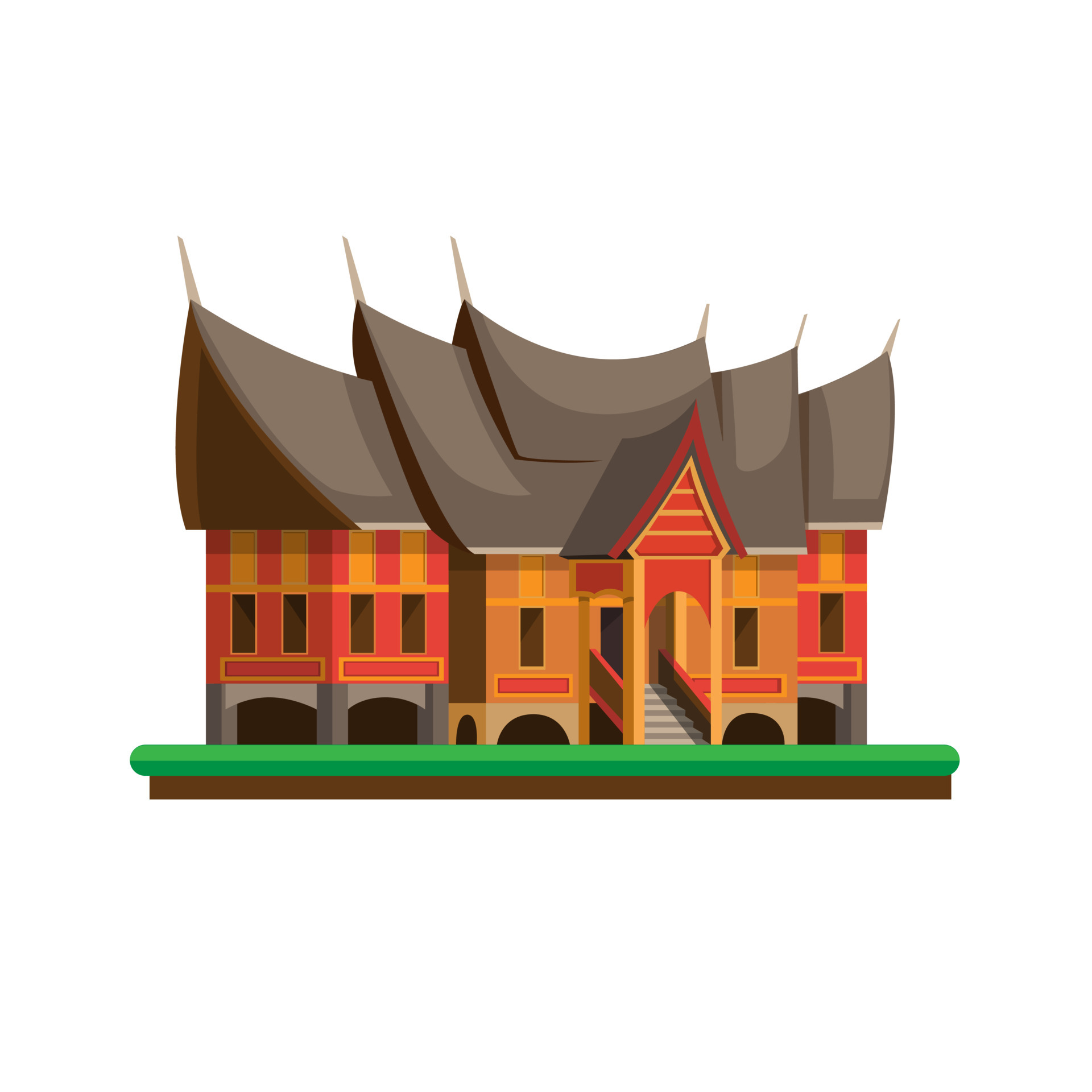 Detail Background Rumah Gadang Nomer 14