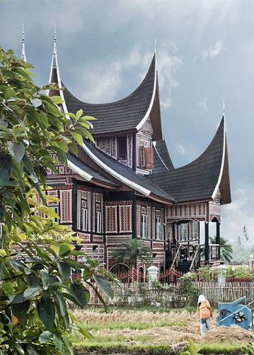 Detail Background Rumah Gadang Nomer 19