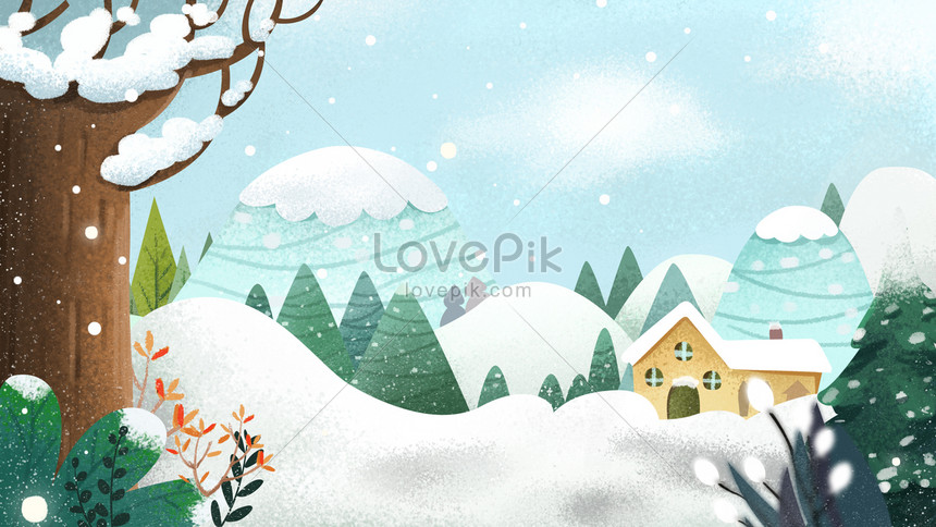 Detail Background Salju Kartun Nomer 2