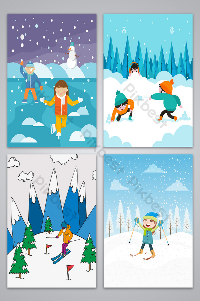 Detail Background Salju Kartun Nomer 30