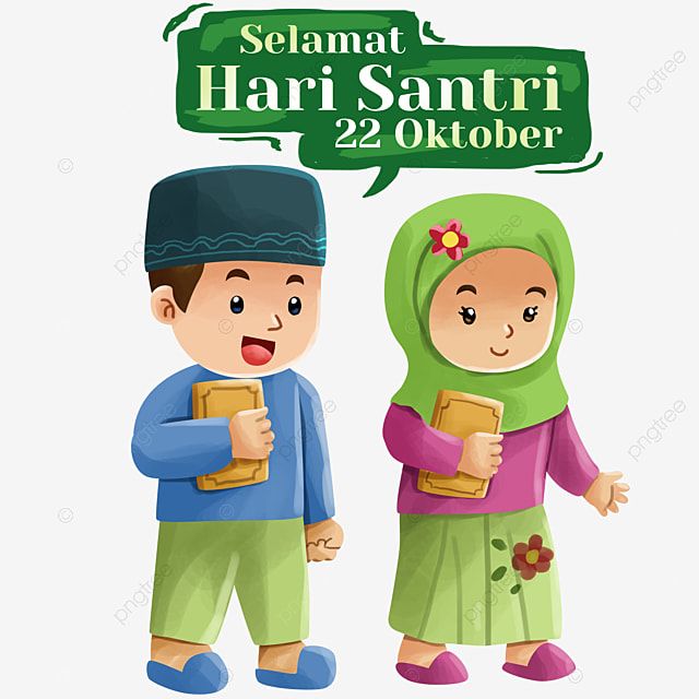Detail Background Santri Nomer 40