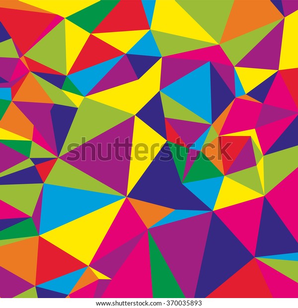 Detail Background Segitiga Warna Warni Nomer 2