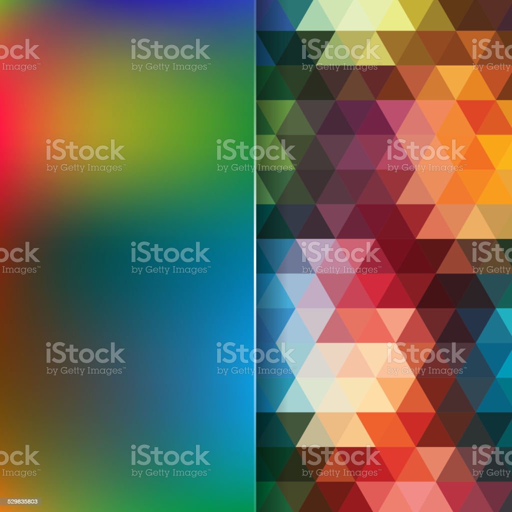 Detail Background Segitiga Warna Warni Nomer 37