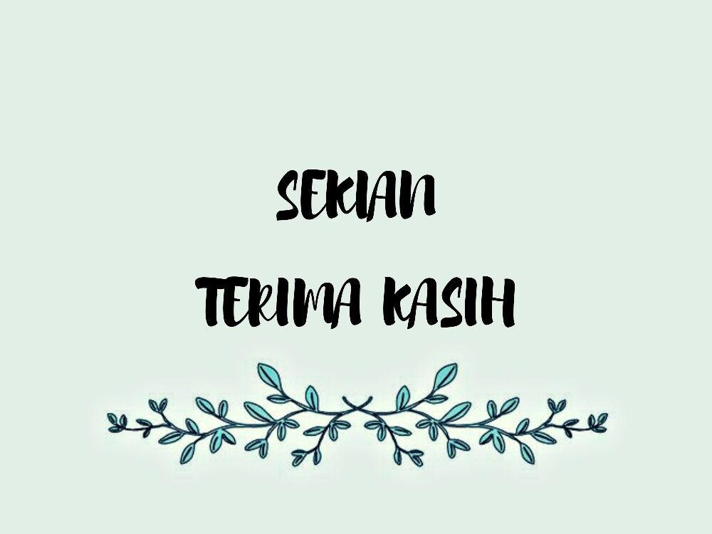 Background Sekian Dan Terimakasih - KibrisPDR
