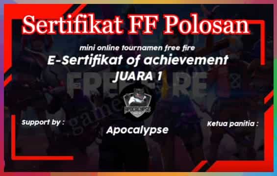 Detail Background Sertifikat Ff Polos Nomer 13