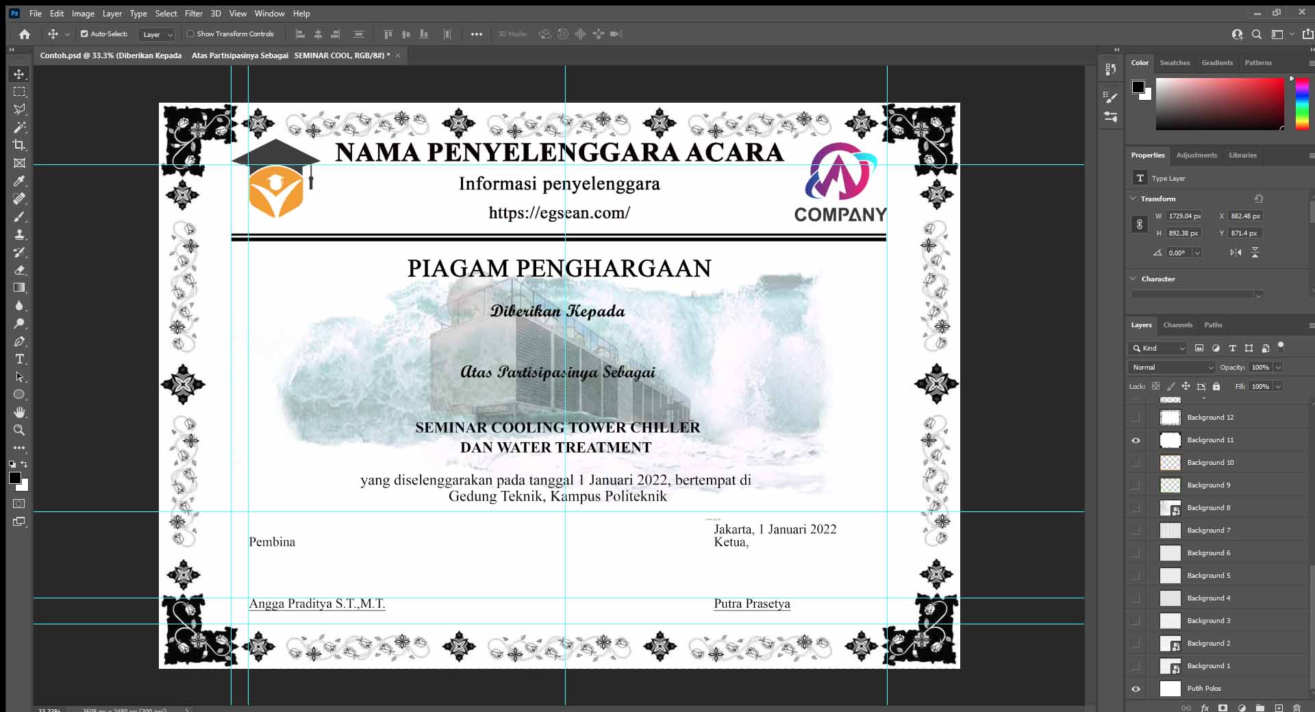 Detail Background Sertifikat Keren Kosong Nomer 41