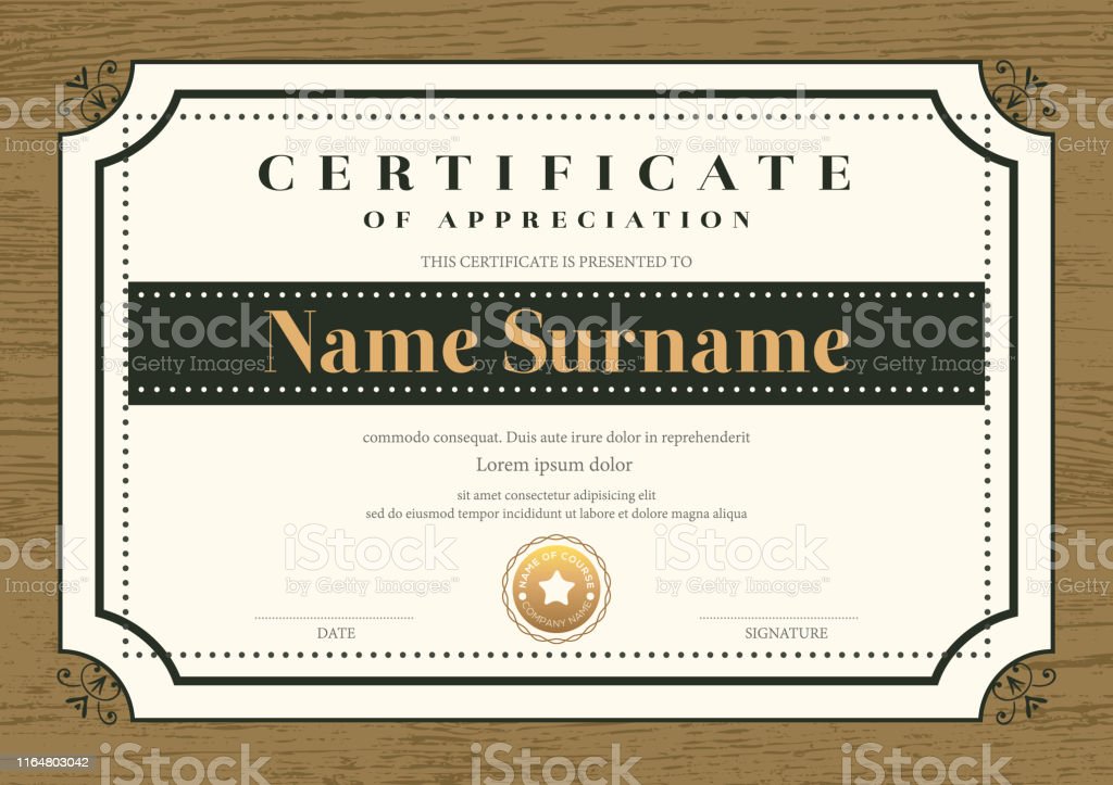 Detail Background Sertifikat Vector Nomer 29