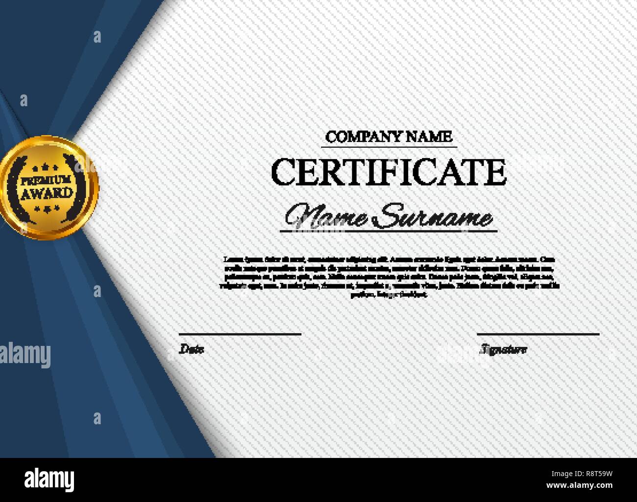 Detail Background Sertifikat Vector Nomer 33