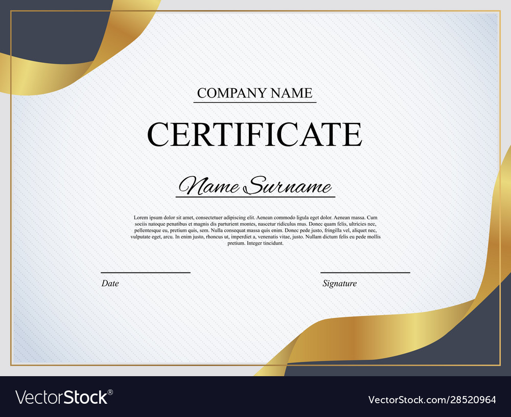 Detail Background Sertifikat Vector Nomer 5