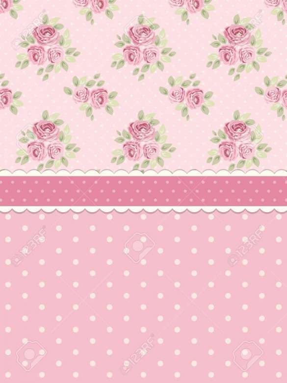 Detail Background Shabby Chic Pink Nomer 2