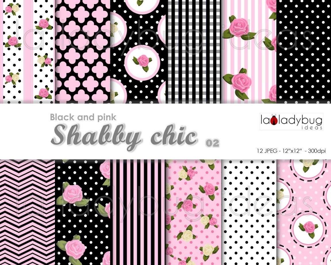 Detail Background Shabby Chic Pink Nomer 20