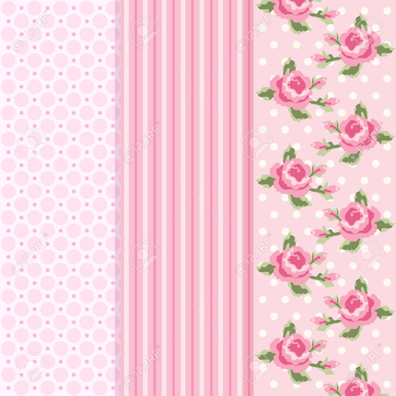 Detail Background Shabby Chic Pink Nomer 25