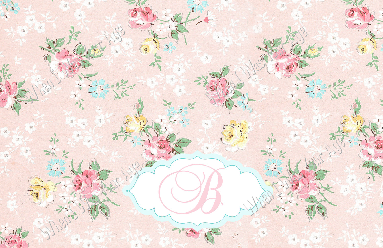 Detail Background Shabby Chic Tosca Nomer 24