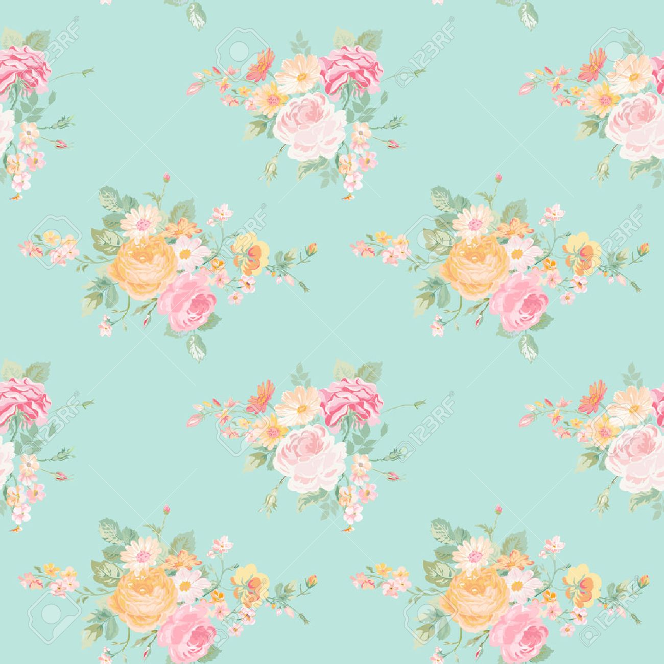 Detail Background Shabby Flower Nomer 7