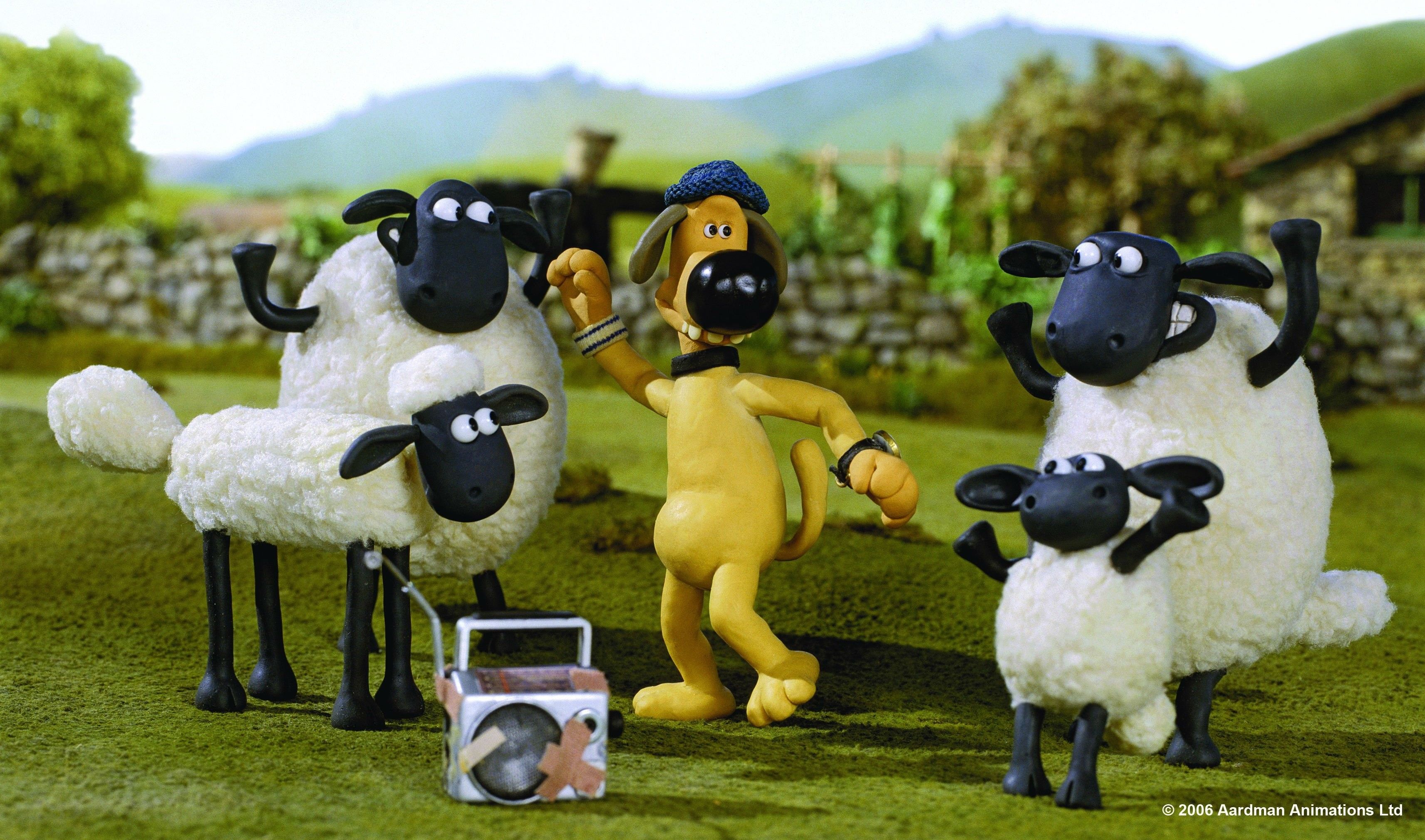 Detail Background Shaun The Sheep Nomer 8