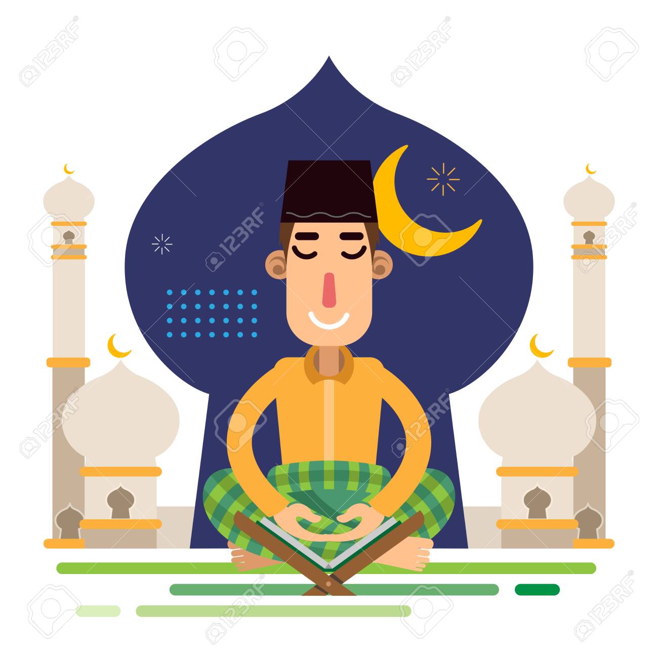 Detail Background Sholat Nomer 8