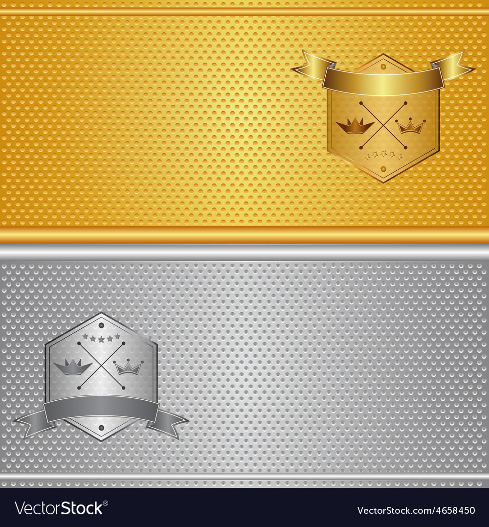 Detail Background Silver Gold Nomer 17