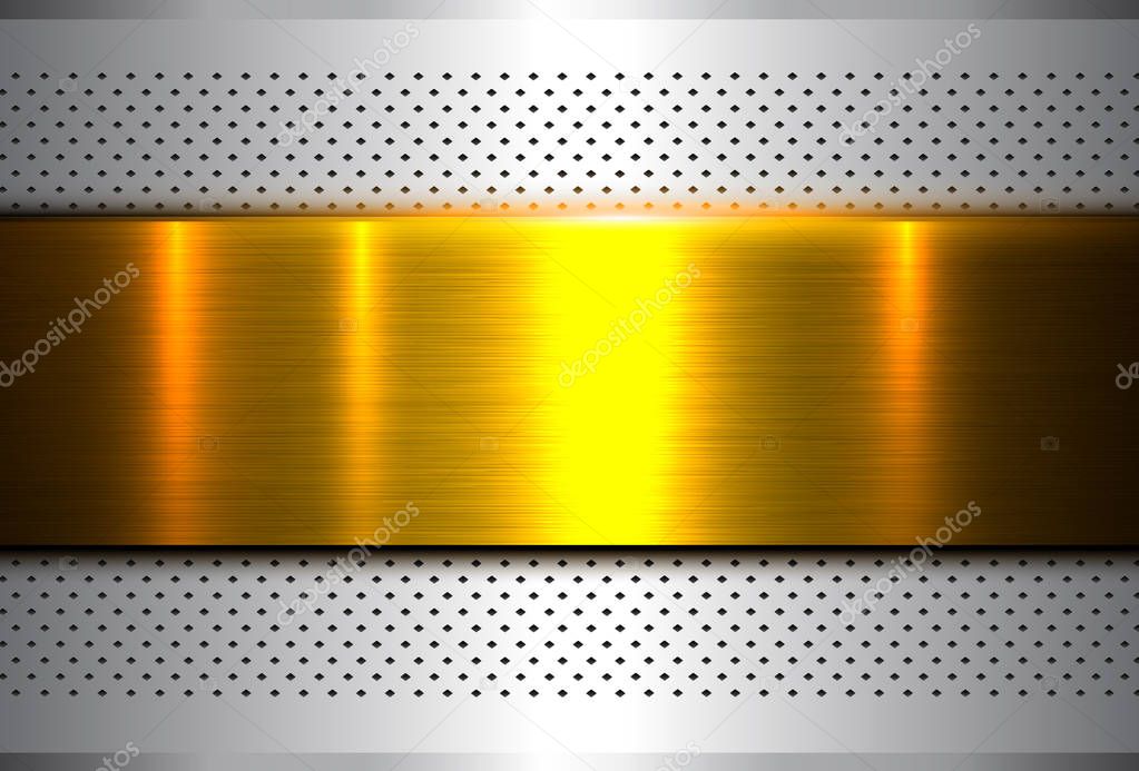Detail Background Silver Gold Nomer 22