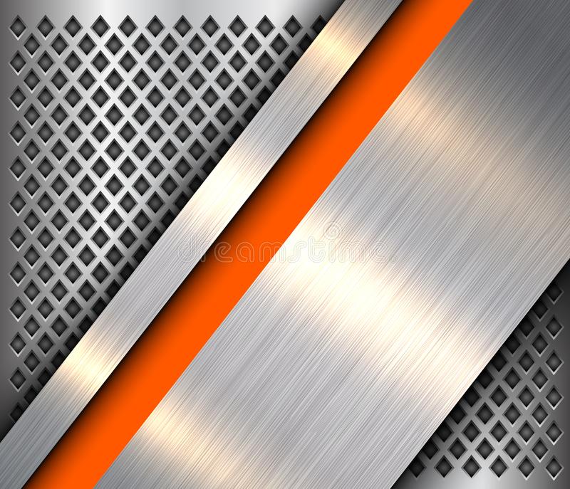 Background Silver Orange - KibrisPDR