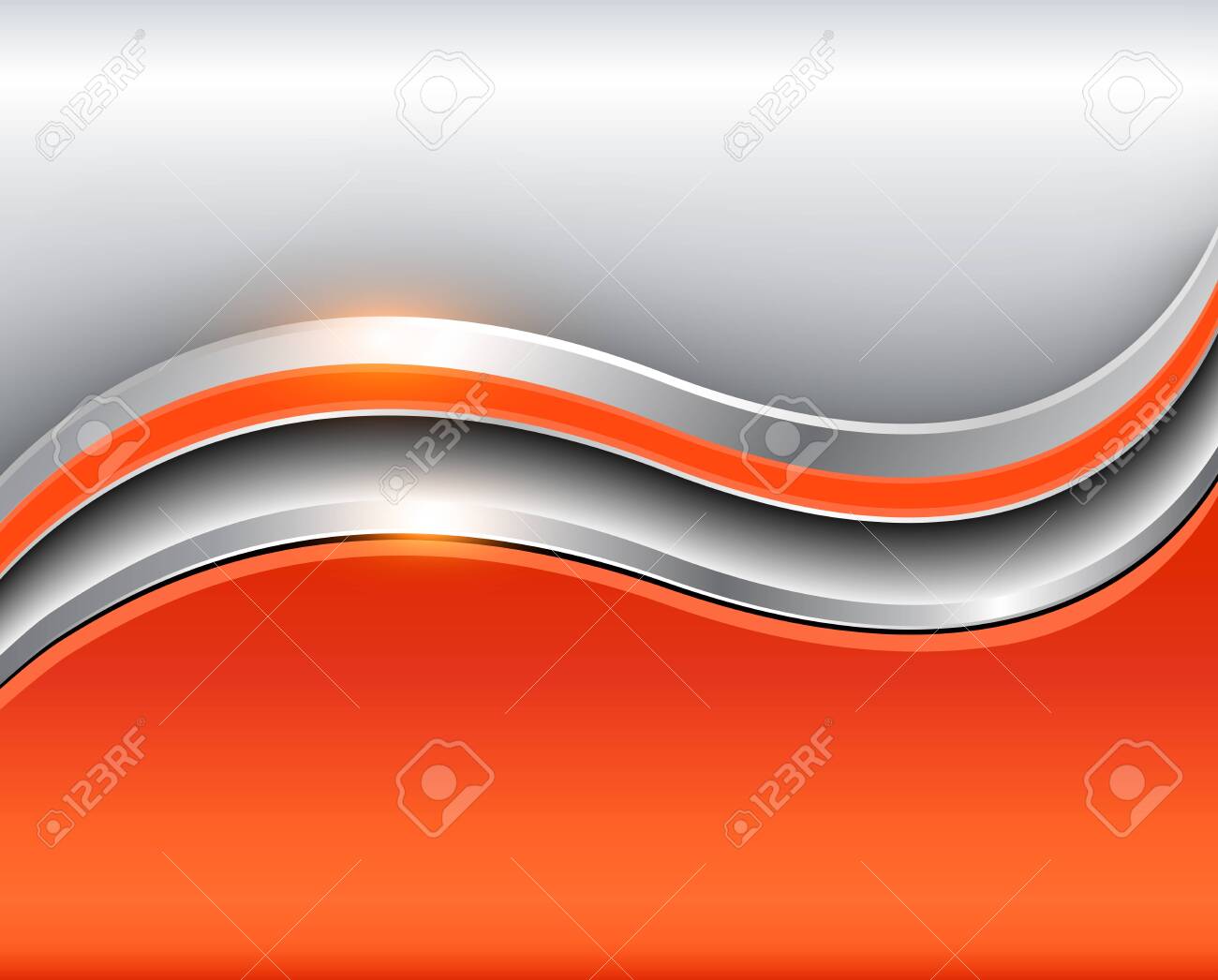 Detail Background Silver Orange Nomer 2