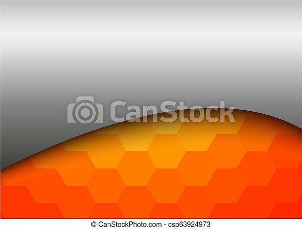 Detail Background Silver Orange Nomer 22