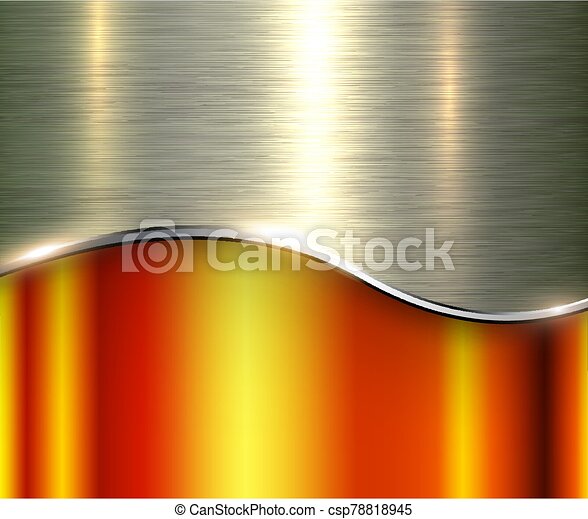 Detail Background Silver Orange Nomer 40
