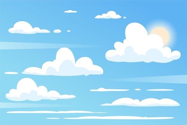 Detail Background Sky Vector Nomer 35