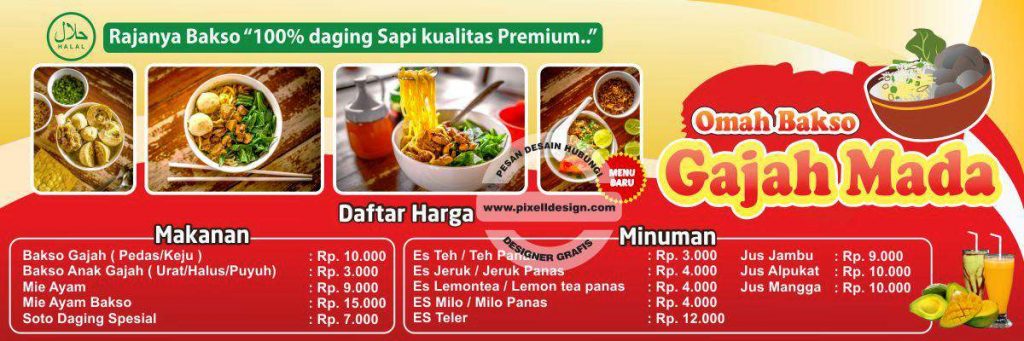 Detail Background Spanduk Bakso Nomer 6