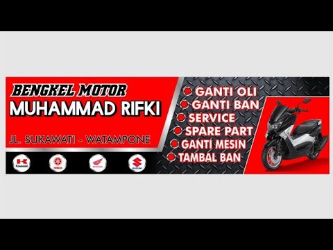 Detail Background Spanduk Bengkel Motor Nomer 17