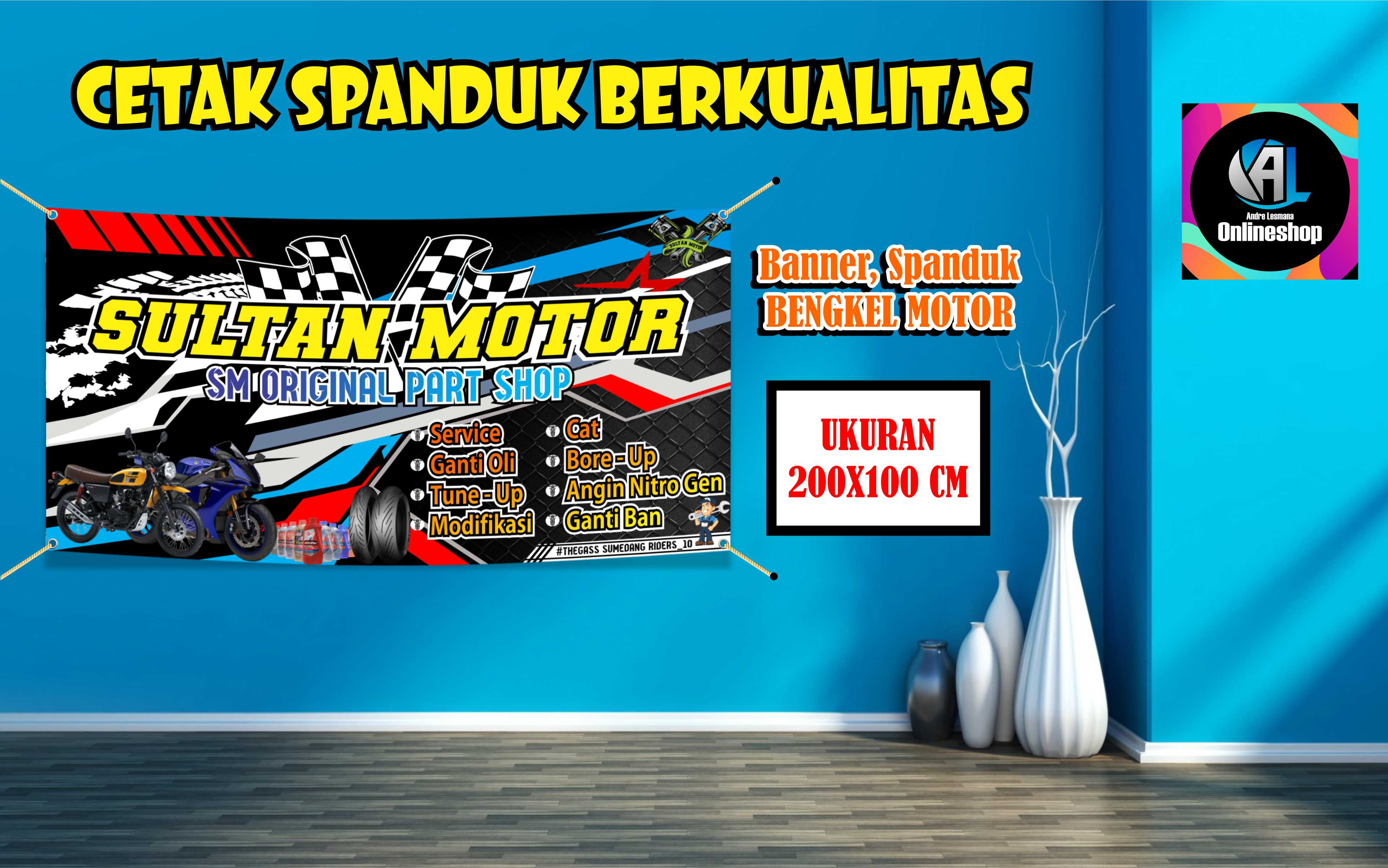 Detail Background Spanduk Bengkel Motor Nomer 30