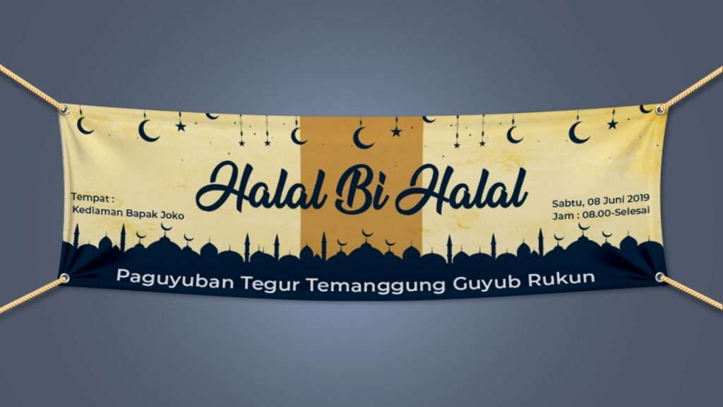 Detail Background Spanduk Halal Bihalal Nomer 35