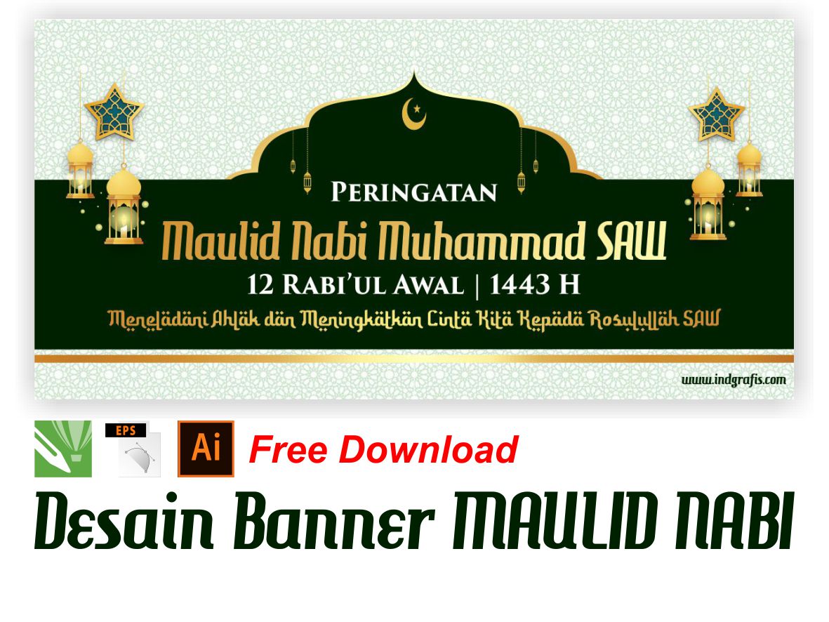 Detail Background Spanduk Maulid Nomer 40