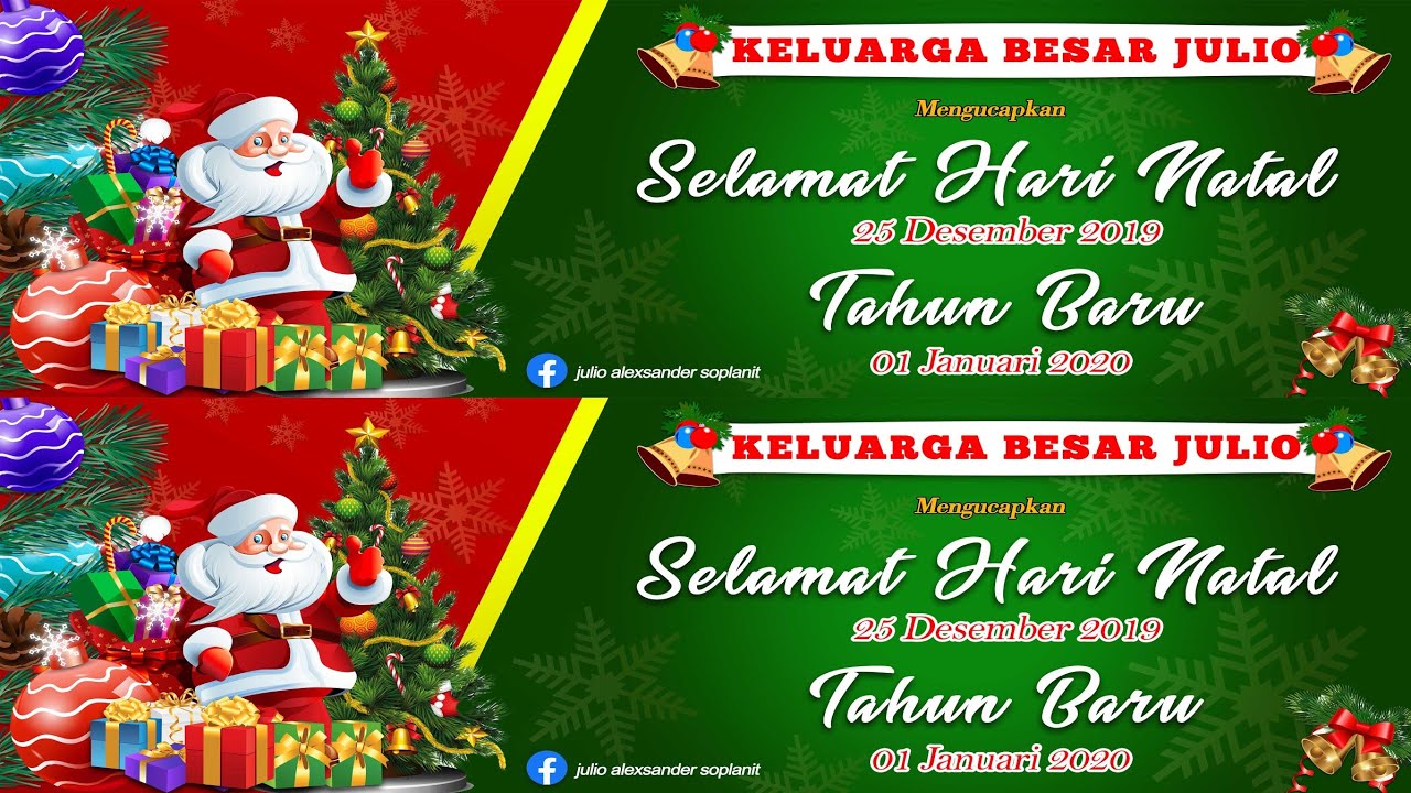 Detail Background Spanduk Natal Nomer 50