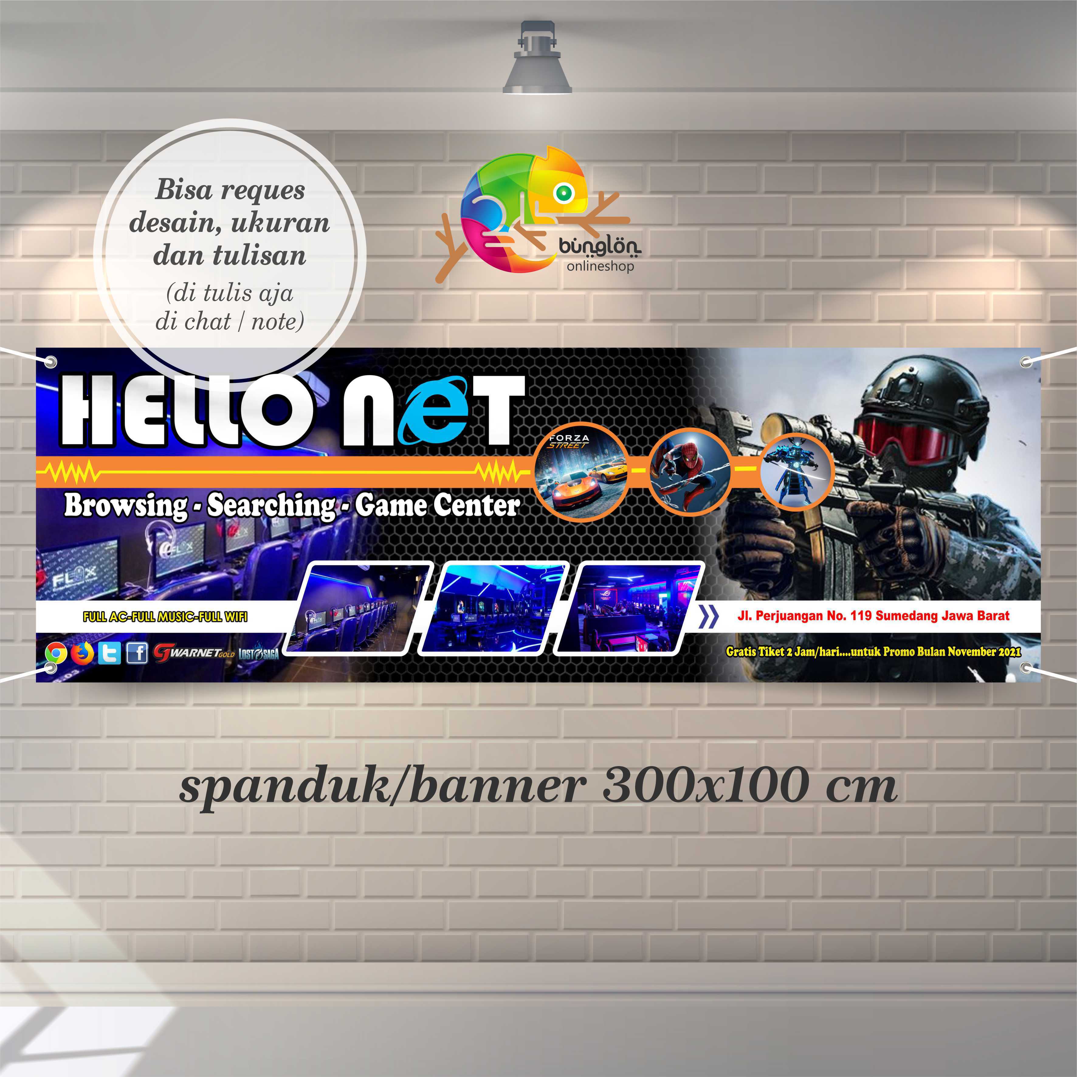 Detail Background Spanduk Warnet Nomer 19