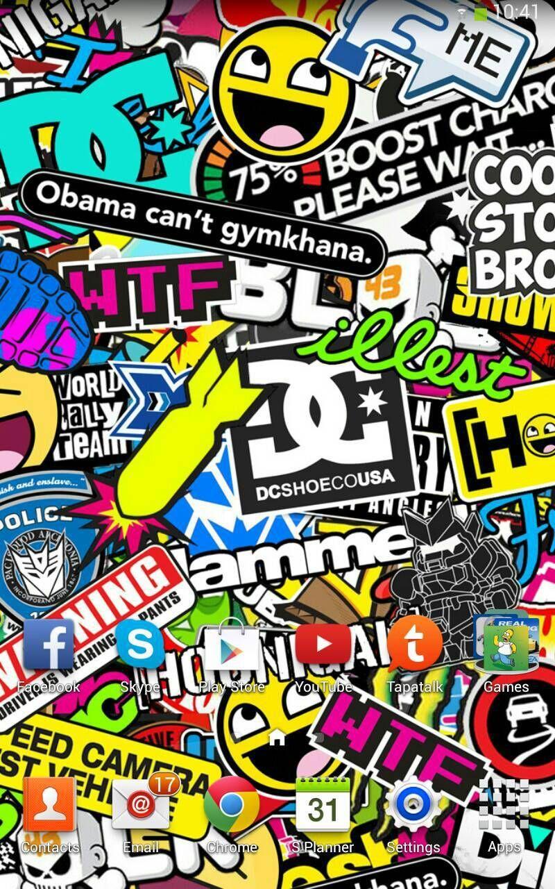 Detail Background Sticker Keren Nomer 15