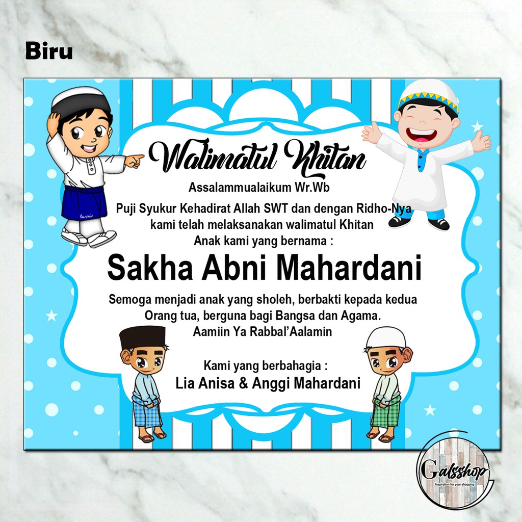 Detail Background Stiker Khitanan Nomer 20