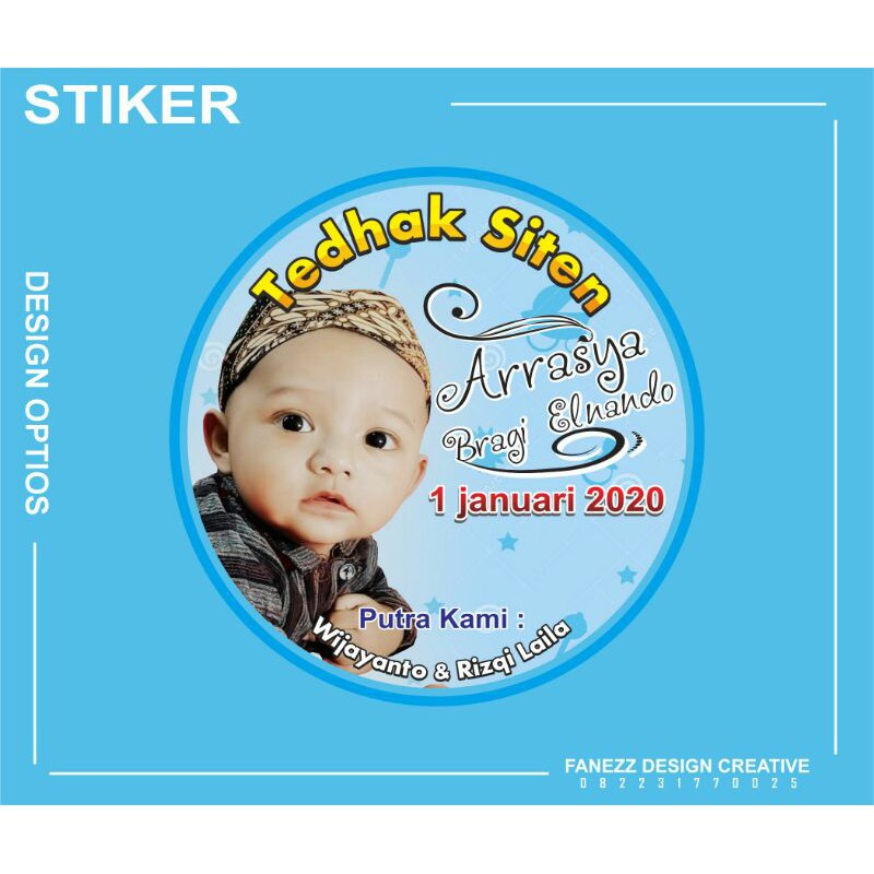 Detail Background Stiker Tedak Siten Nomer 24