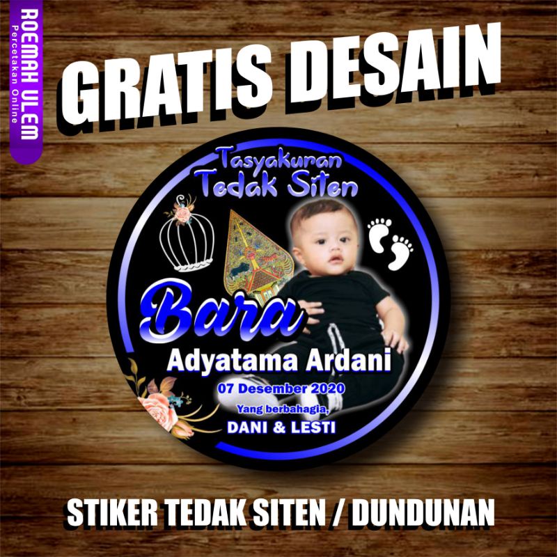 Detail Background Stiker Tedak Siten Nomer 28