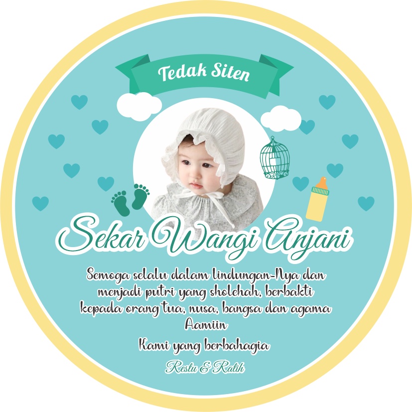 Detail Background Stiker Tedak Siten Nomer 58