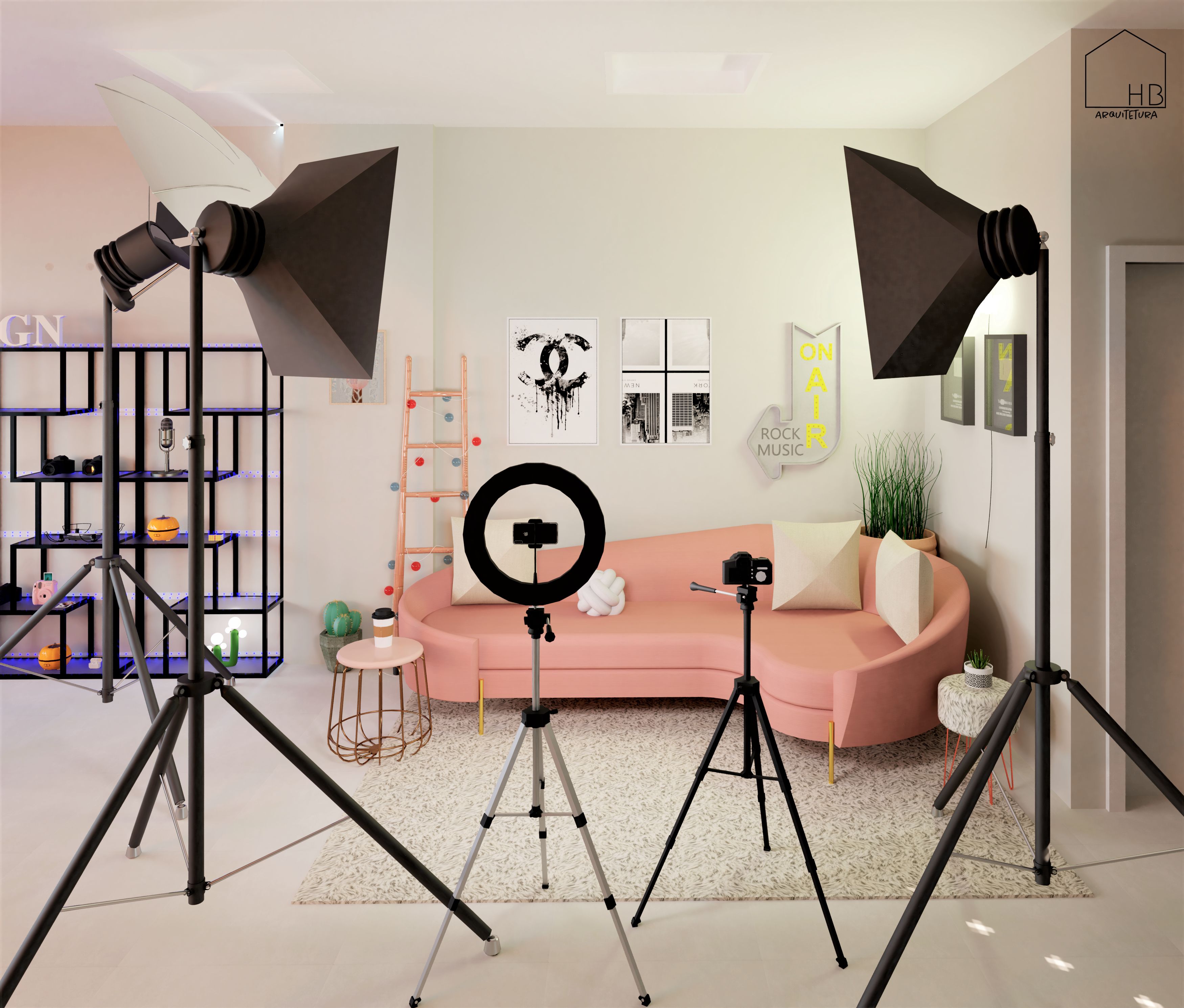 Detail Background Studio Youtuber Nomer 5