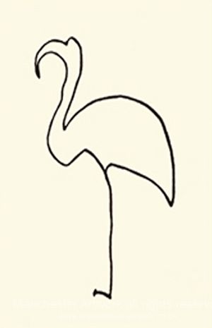 Detail Flamingo Zeichnen Bleistift Nomer 10