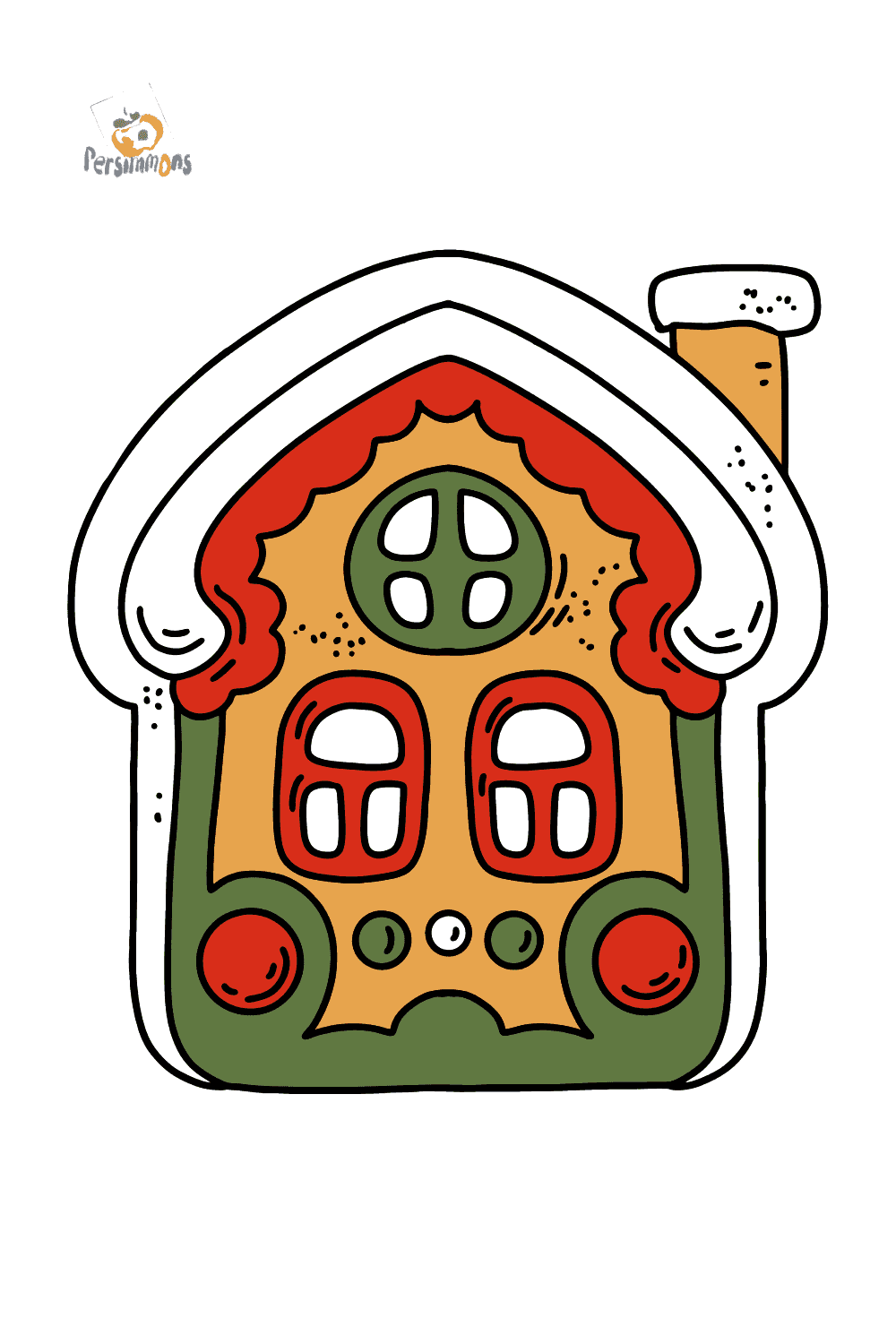 Detail Gingerbread House Font Nomer 16