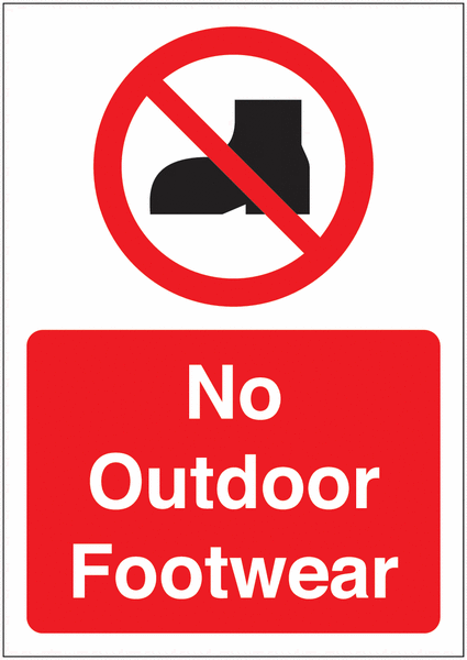 Detail No Outdoor Footwear Sign Nomer 10