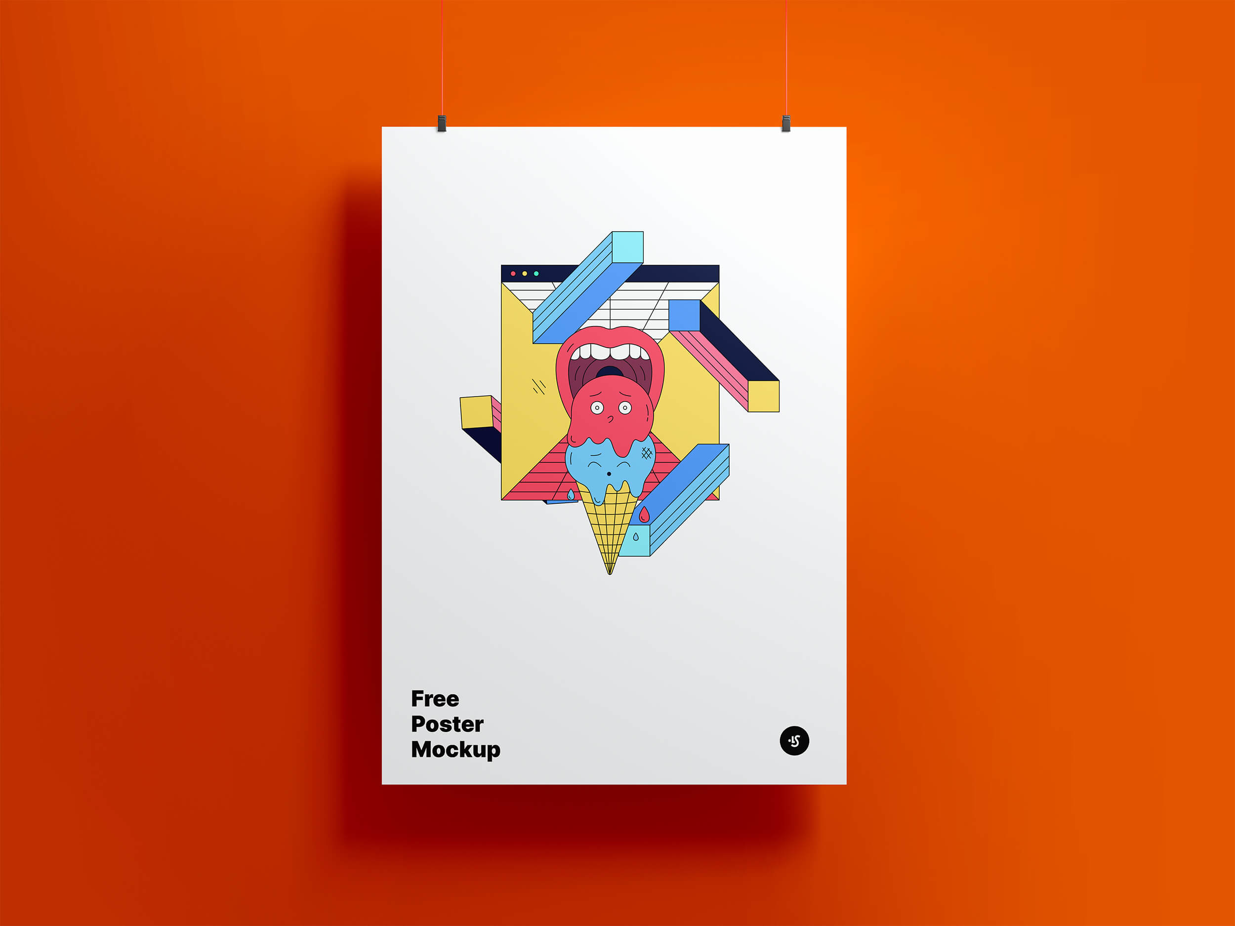 Detail Poster Mockup Nomer 2