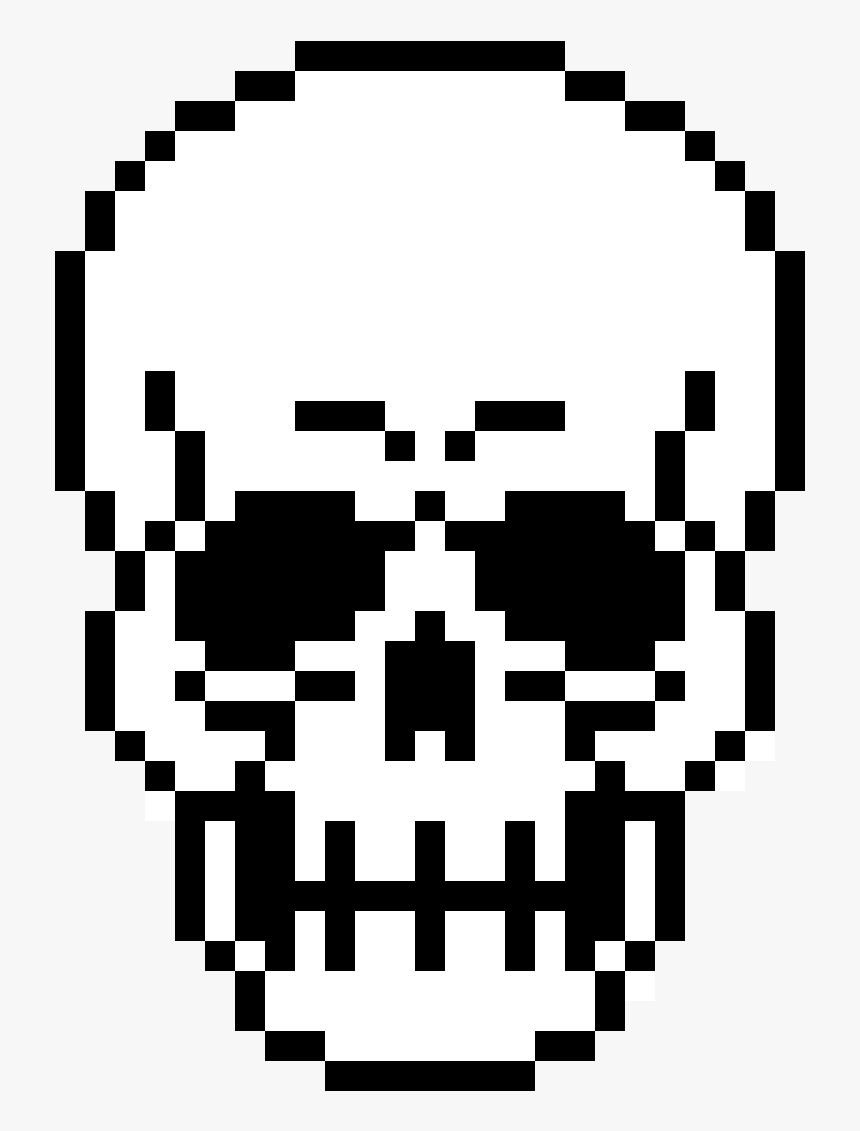 Skull Pixel Art - KibrisPDR
